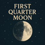 First Quarter Moon – The Phase That Sets Everything in Motion